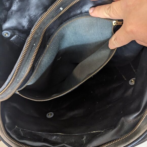 Vintage Celebrity New York MCM 1960's Carpet Bag Tapestry Travel Satchel Floral - Picture 6 of 14